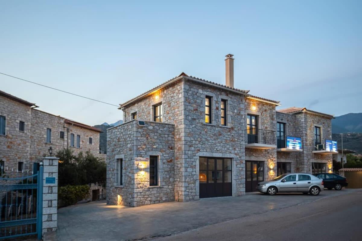 Mani Stone Built Home A Breath Away To The Sea Stoúpa Dış mekan fotoğraf